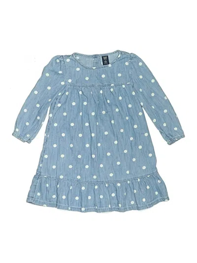 Pre-owned Gap Kids' Dress In Blue