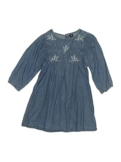 Pre-owned Gap Kids' Dress In Blue