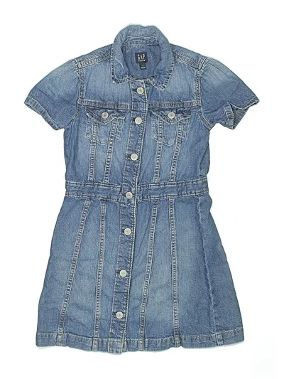 Pre-owned Gap Kids' Dress In Blue