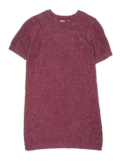 Pre-owned Gap Kids' Dress In Burgundy