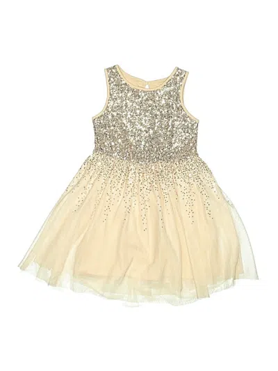 Pre-owned Gap Kids' Dress In Gold