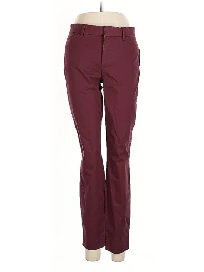 Pre-owned Gap Dress Pants In Burgundy
