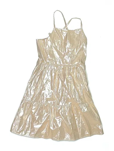 Pre-owned Gap Kids' Dress In Silver