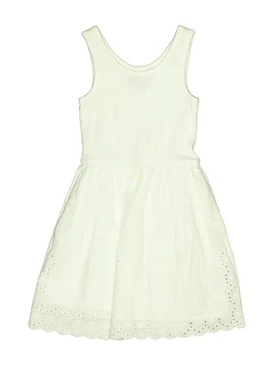 Pre-owned Gap Kids' Dress In White