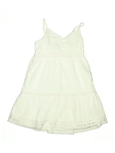Pre-owned Gap Kids' Dress In White