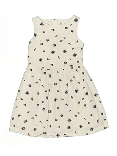 Pre-owned Gap Kids' Dress In White
