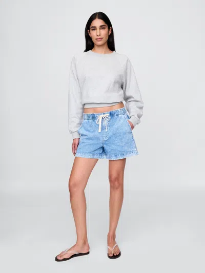 Gap Easy Denim Shorts In Light Indigo