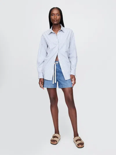 Gap Easy Denim Shorts In Medium Indigo