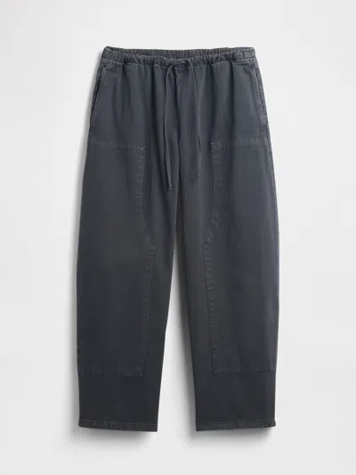 Gap Easy Double-knee Barrel Pants In Blue