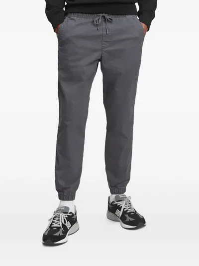 Gap Elasticated-waist Trousers In Gray