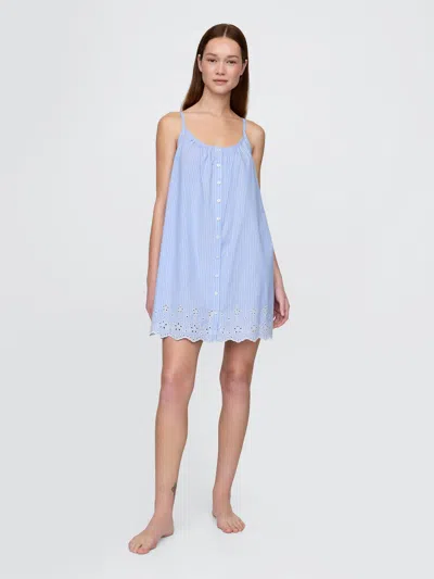 Gap Eyelet Hem Pj Dress