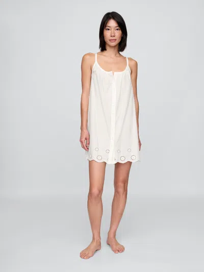 Gap Eyelet Hem Pj Dress