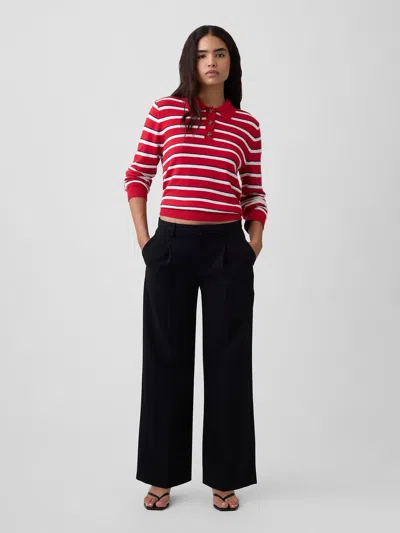 Gap Factory 100% Recycled Easy Crepe Trousers In Black