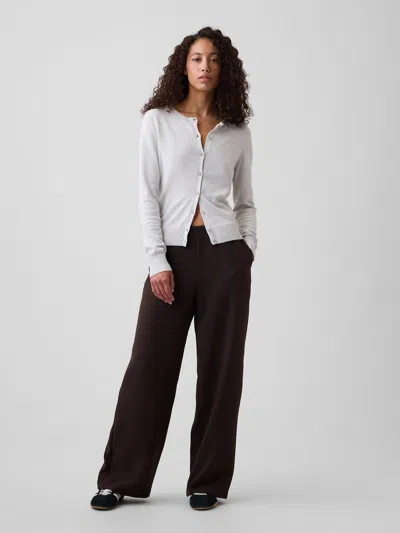Gap Factory 100% Recycled Pull-on Wide-leg Pants In Terra Brown
