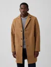 Gap Factory 100% Recycled Relaxed Topcoat In Brown