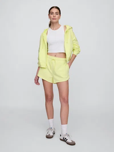 Gap Factory 3" Pull-on French Terry Shorts In Yellow