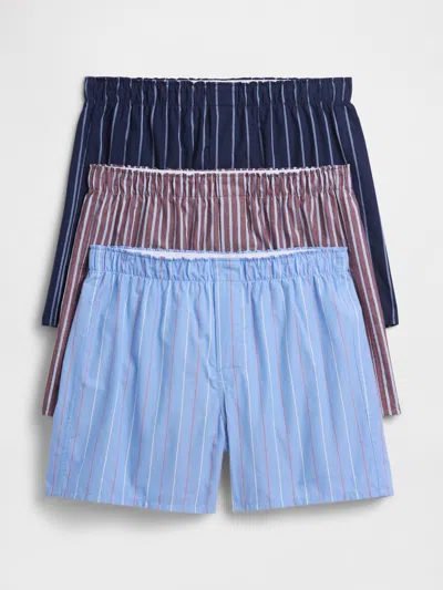 Gap Factory 4" Boxers (3-pack) In Multi