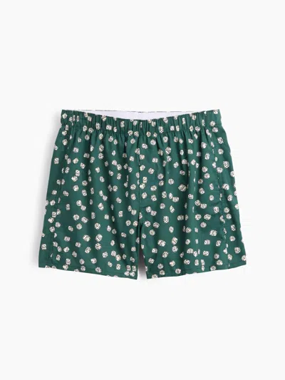 Gap Factory 4" Boxers In Dice Green