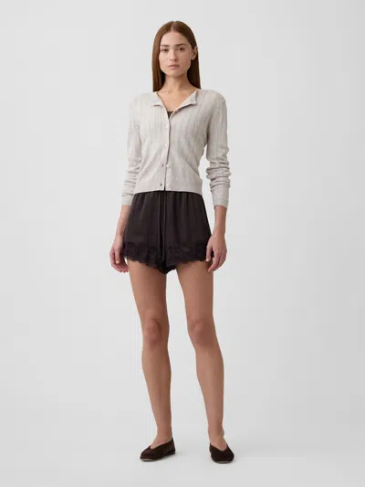 Gap Factory 5" High Rise Pull-on Satin Shorts In Multi