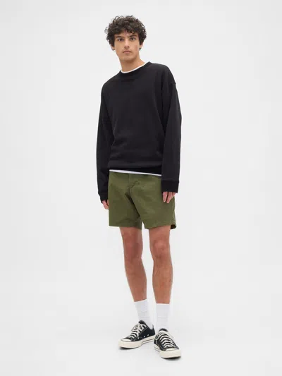 Gap Factory 7" Essential Khaki Shorts In Green