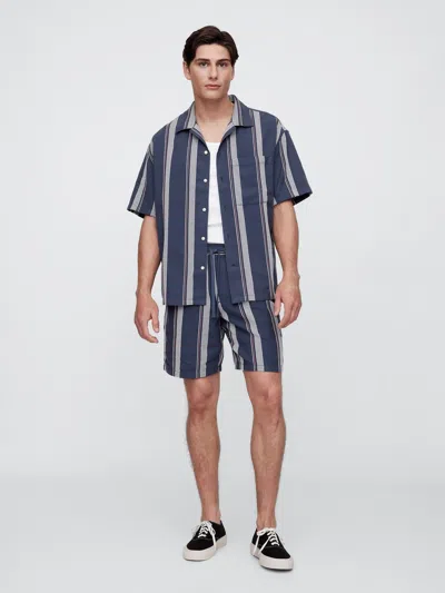 Gap Factory 7" Gauze Easy Shorts In Blue