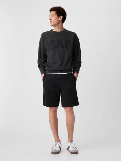 Gap Factory 9" Essential Khaki Shorts In Black