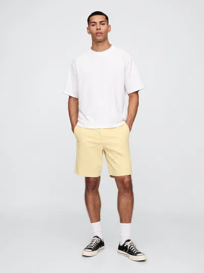 Gap Factory 9" Essential Khaki Shorts In White