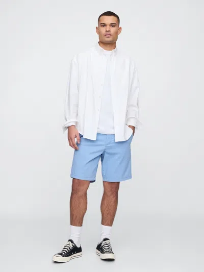 Gap Factory 9" Essential Khaki Shorts In White