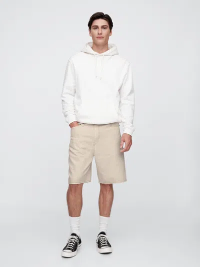 Gap Factory 9" Supersoft Loose Denim Shorts In Gray