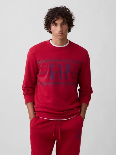 Gap Factory Adult Gap Logo Sweatshirt In Red