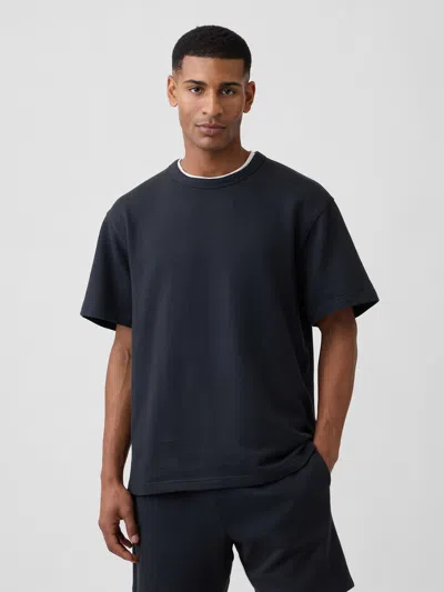 Gap Factory Adult Relaxed French Terry T-shirt In Blue