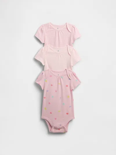 Gap Factory Baby Bodysuit (3-pack) In Pink