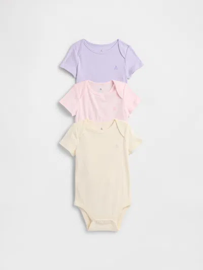 Gap Factory Baby Bodysuit (3-pack) In Pink