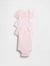 Gap Factory Baby Bodysuit (3-pack) In Pink