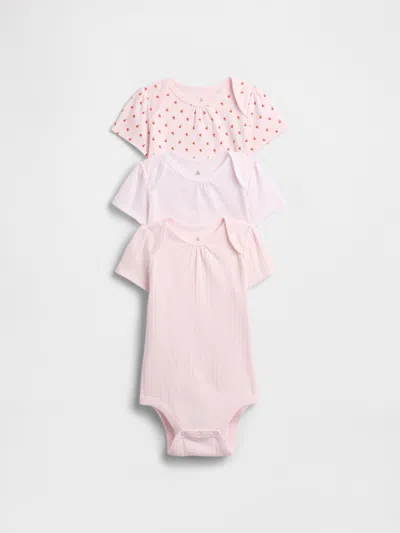 Gap Factory Baby Bodysuit (3-pack) In Pink