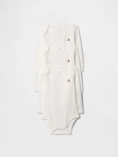 Gap Factory Baby Bodysuit (3-pack) In White