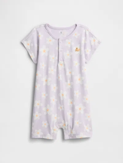 Gap Factory Baby Brannan Bear Romper In Purple