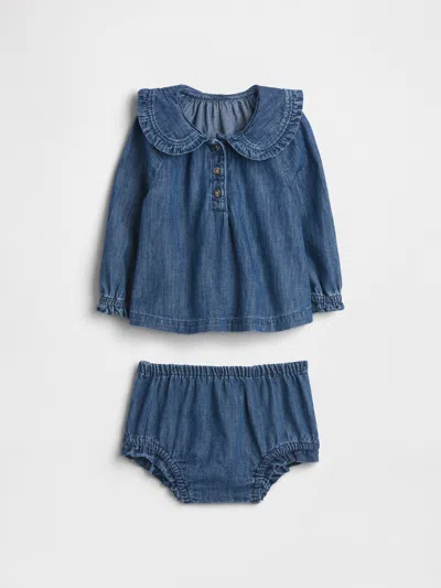 Gap Factory Baby Denim Two-piece Outfit Set In Blue