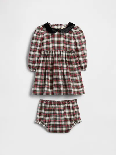Gap Factory Baby Flannel Two-piece Outfit Set In Brown