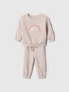 Gap Factory Baby Fleece Two-piece Outfit Set In Multi