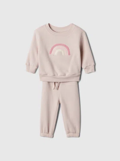 Gap Factory Baby Fleece Two-piece Outfit Set In Multi