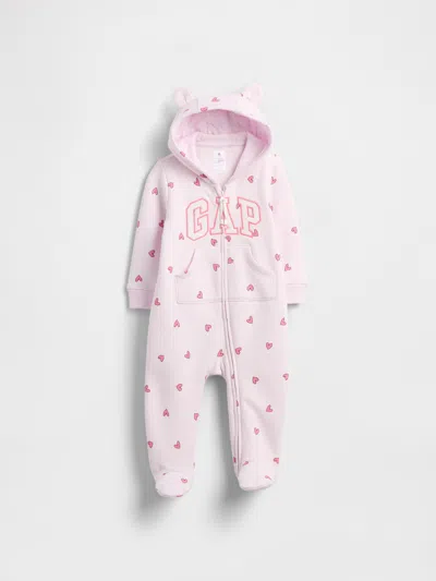 Gap Factory Baby Gap Logo One-piece In Pink