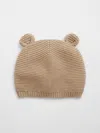 Gap Factory Baby Garter Bear Hat In Brown