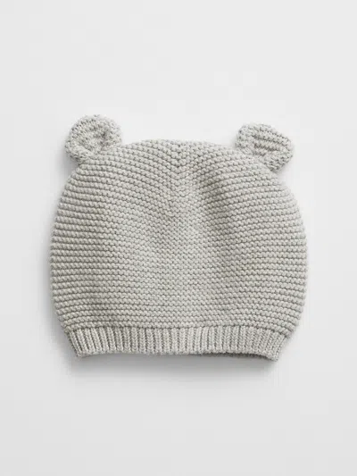 Gap Factory Baby Garter Bear Hat In Metallic