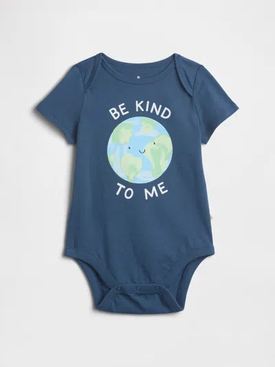 Gap Factory Baby Graphic Bodysuit In Blue