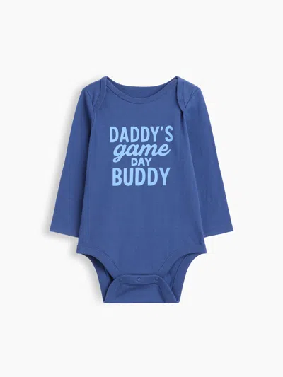 Gap Factory Baby Graphic Bodysuit In Blue Track