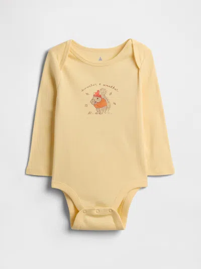 Gap Factory Baby Graphic Bodysuit In Brown