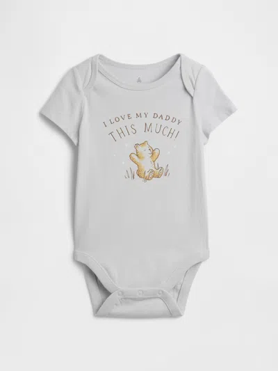 Gap Factory Baby Graphic Bodysuit In Gray