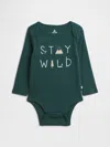 Gap Factory Baby Graphic Bodysuit In Green