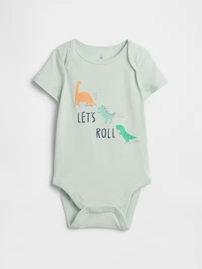 Gap Factory Baby Graphic Bodysuit In Green